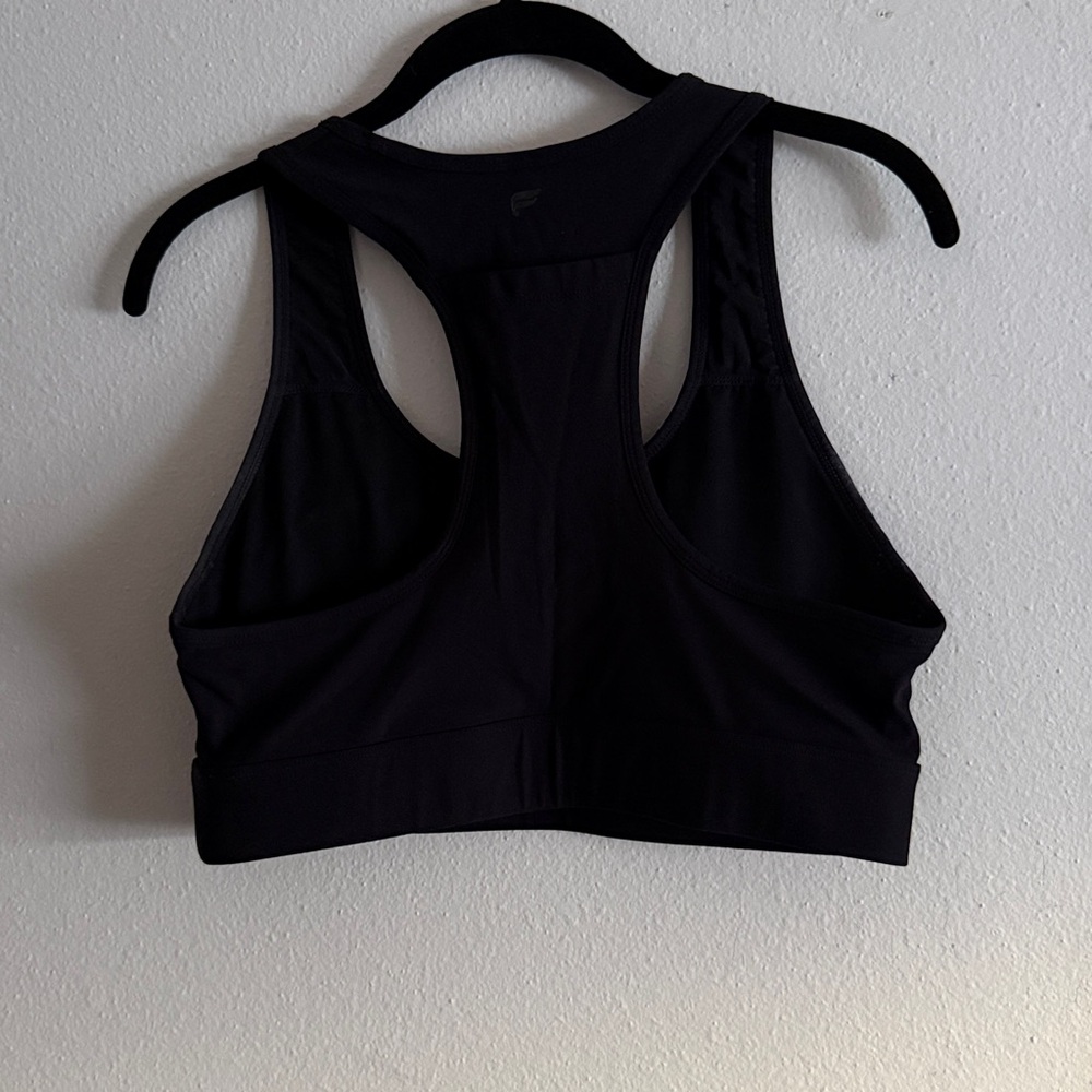 ▪️Fabletics • Black Padded Sports Bra • Women’s Large - Picture 2 of 7
